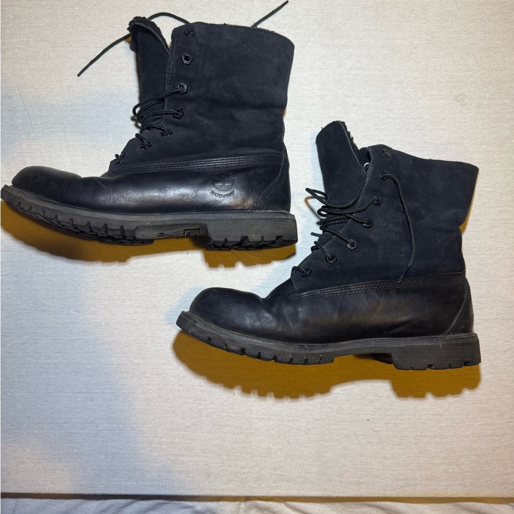 Timberland Men's Black Leather Boots